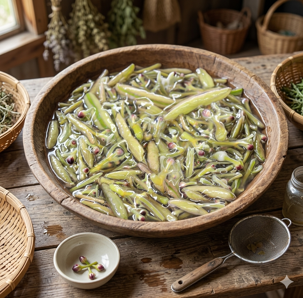 Fresh IQF water shield mucilage wholesale supplier